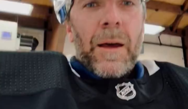 Hank getting ready for tomorrow's Alumni Classic