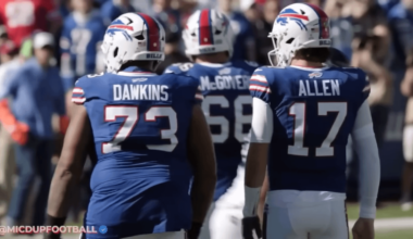 [Highlight] Jeffrey Simmons bumps into Josh Allen after the whistle, who immediately turns to the official to complain