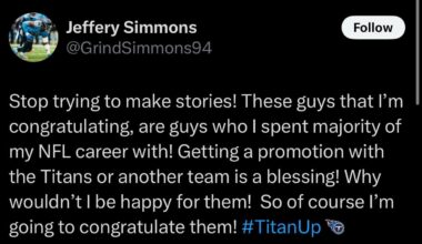 Seems Jeffery Simmons is here to stay