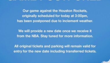 Game Postponed