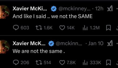 Xavier McKinney throwing shade at a certain knee destroyer, got to love it