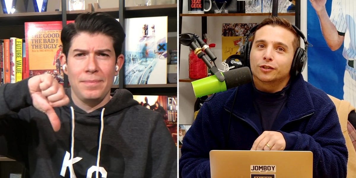 [Passan on Jomboy] "The team that owns real estate around that entire area and has turned it into an absolute cash cow? ... Suddenly the Cubs want to be like the little sisters of the poor? The Cubs, they're crying poor now, right? It boggles the mind that the Cubs are treating things like this"