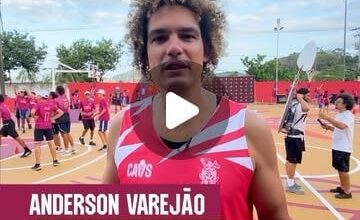 Anderson Varejao and the Cavaliers opened up a Cavs themed court and community center in his home town of Victoria, Brazil.
