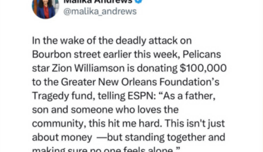 Zion donates $100,000 in the wake of the tragedy in New Orleans