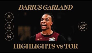 Garland is now on pace for a 50/40/90 season.