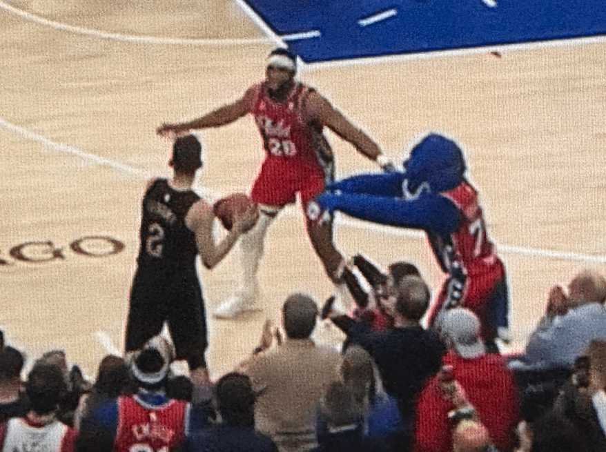 Not why we lost, but who has ever seen a Mascot do this?