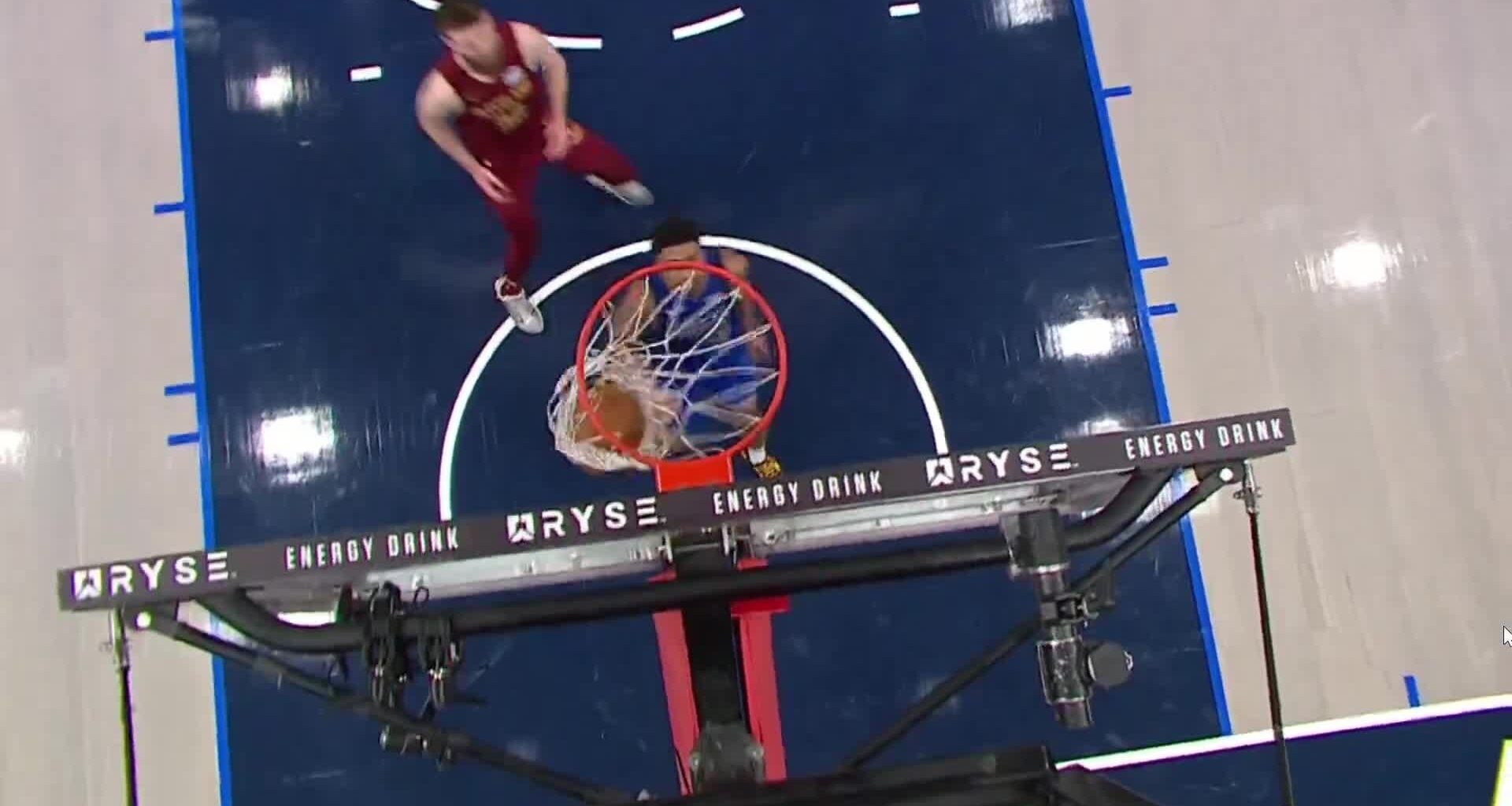 [Highlight] Caris LeVert hits insane circus shot and-one and he cannot believe what he just did