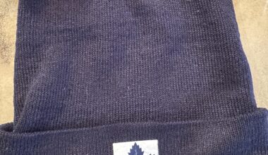 The custom toque my son just gave me for holidays