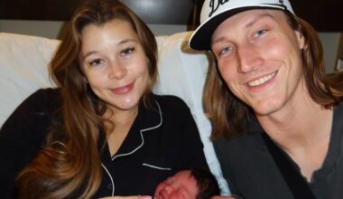 Trevor Lawrence became a father today