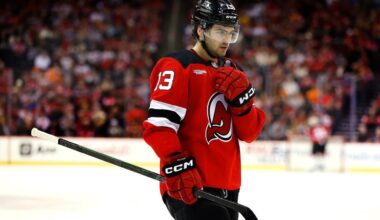 Hischier said on Thursday he doesn’t expect the injury to be as bad as the “week to week” prognosis seems, but that he’s taking extra precautions by staying out of the lineup now.