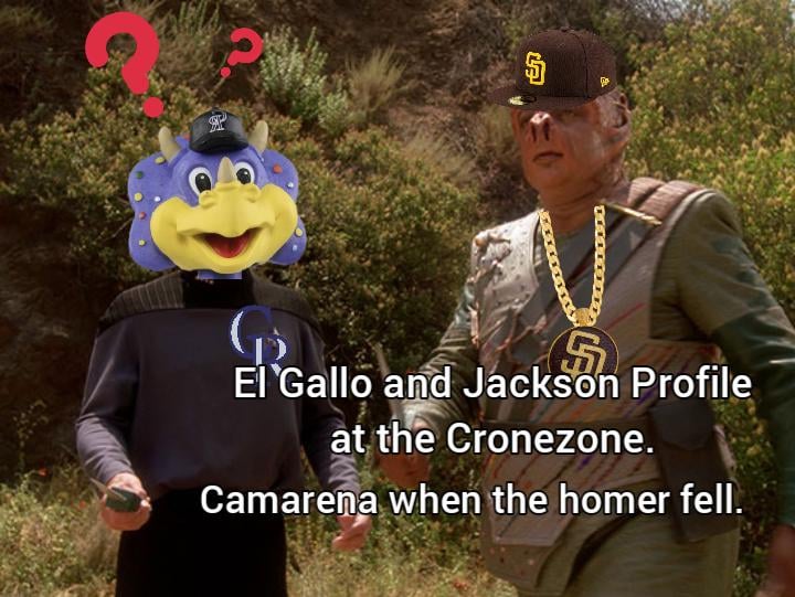 2025 Prediction: the Friar Faithful's annual attempt to enlist the Rocks in the fight against the Dodgers fails again.