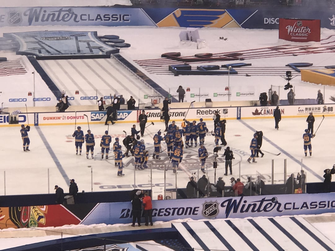 Just a reminder  of another time we beat Chicago outside.