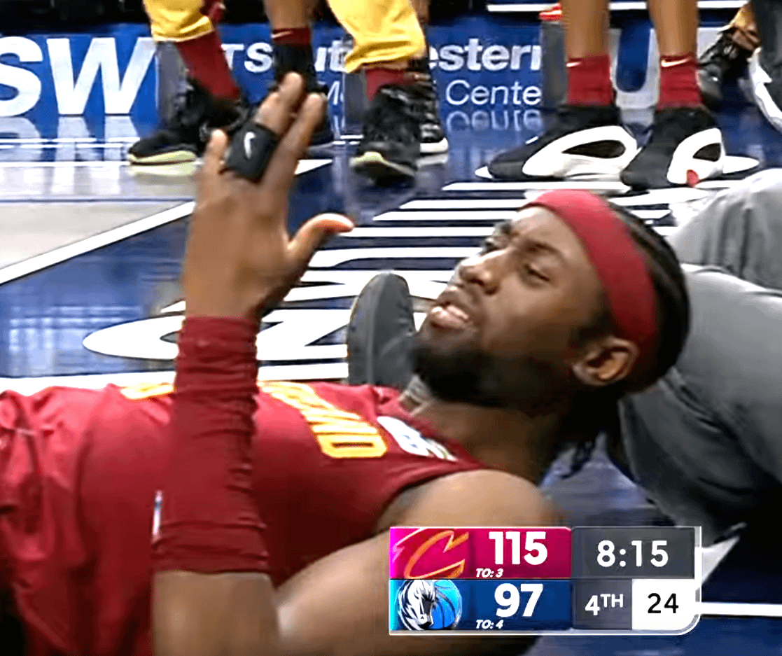 LeVert's hand may be possessed