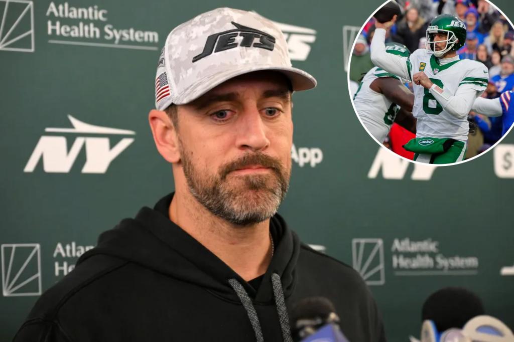Aaron Rodgers facing reality career could be over after Jets season finale