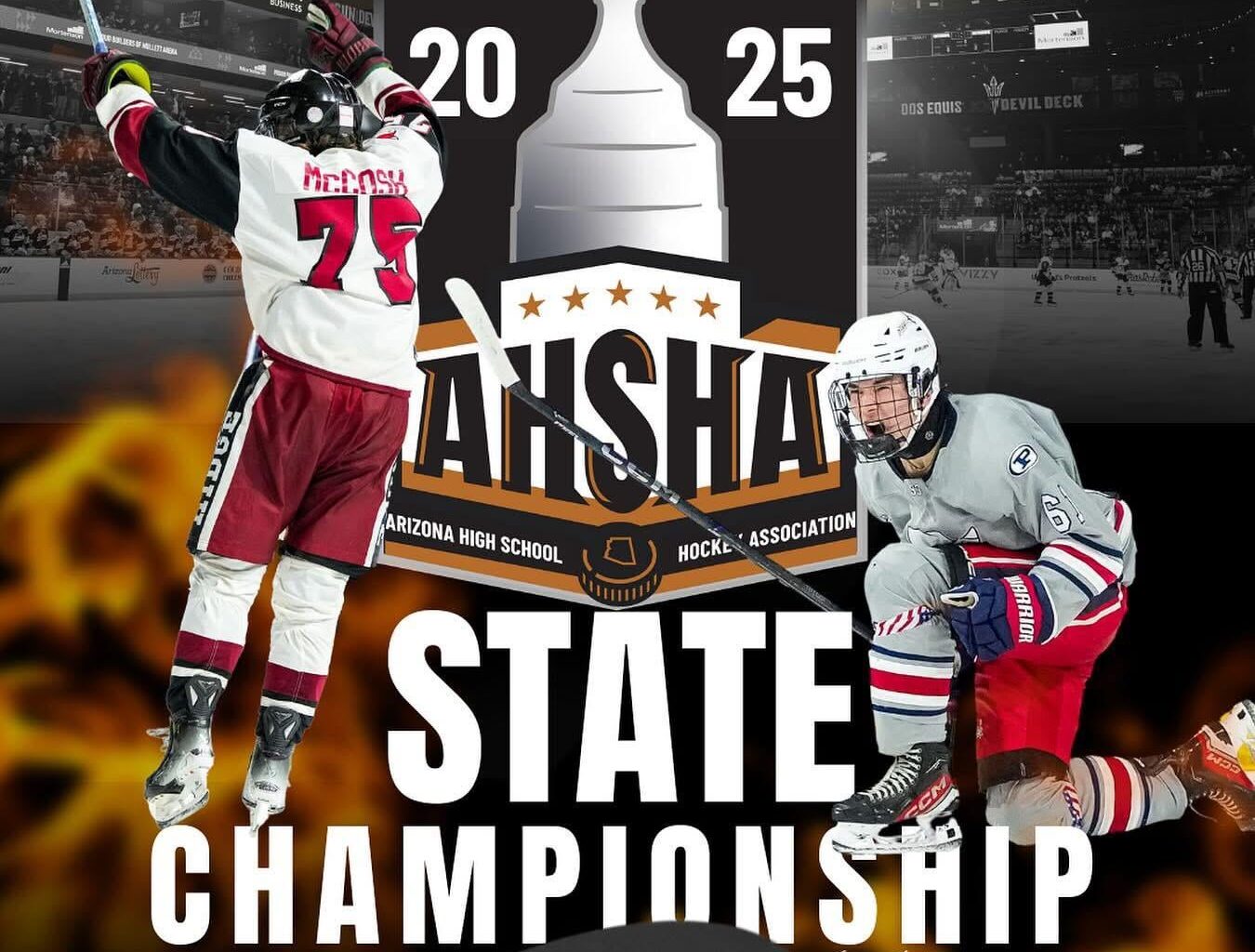 Arizona High School Hockey State Championships 2/1 at Mullett 6pm