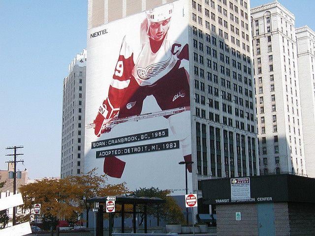 I miss the days of the Yzerman mural in Detroit