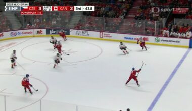 Blues prospect Jecho scores the game winning goal against Canada