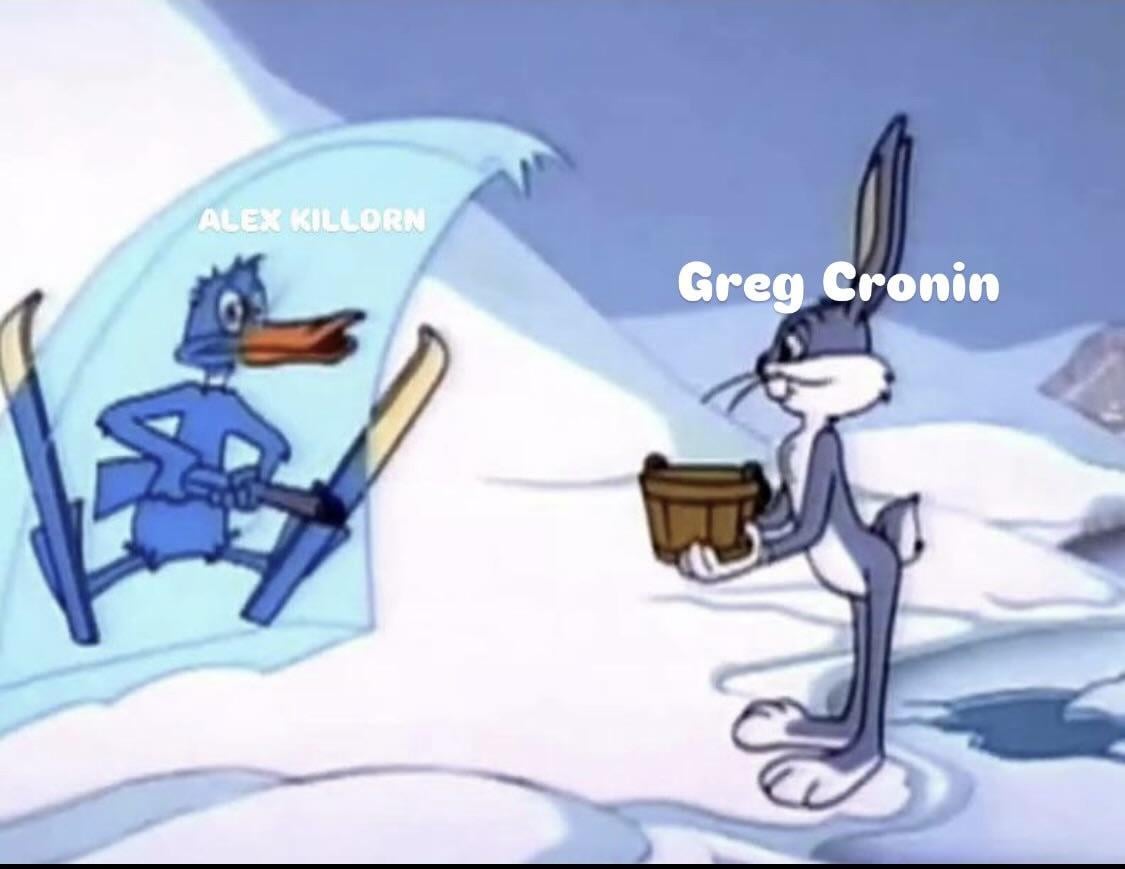 Greg Cronin Master Plan ™️