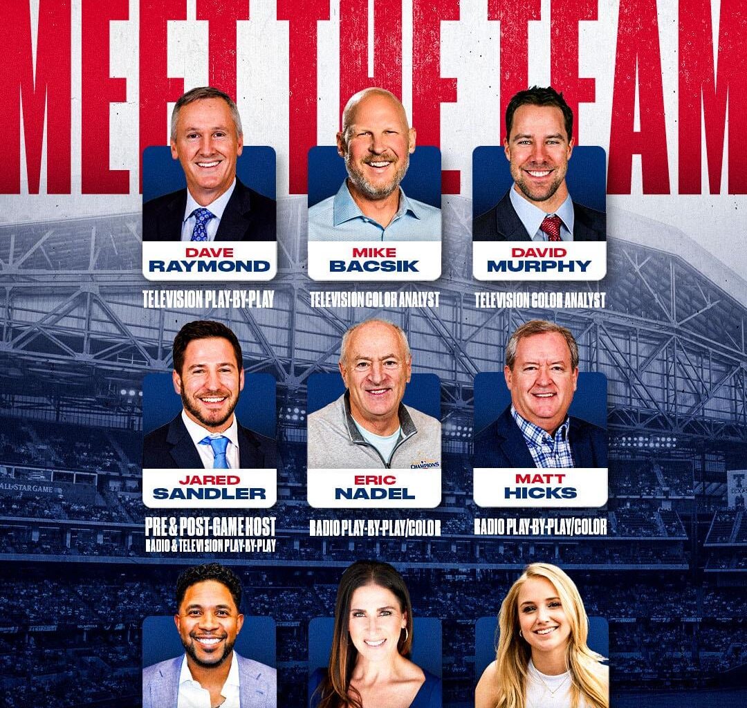 The voices of Rangers Sports Network 🎙️