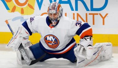 In 2025 so far, Ilya Sorokin has a .931 SV% and allows an average of 1.75 goals per game.