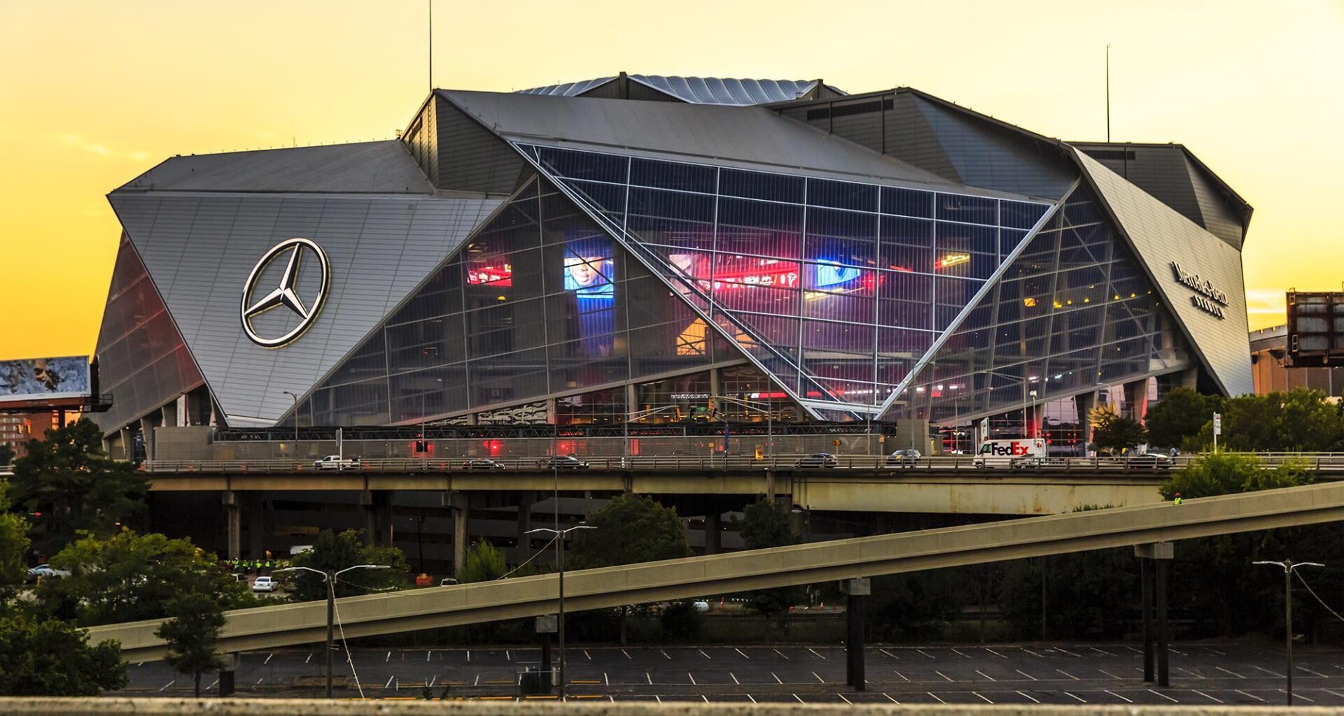 MBS Stadium opened in 2017. It’s hosted National Championships, Playoffs, MLS Cup, Concerts, etc. It has never hosted a Falcons playoff game.