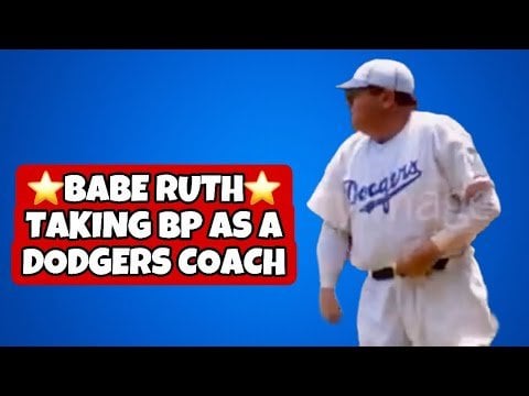 That time that Babe played for the Dodgers