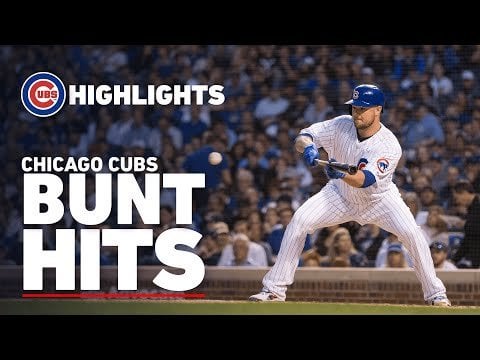 A Compilation of Cubs Bunt Hits (and Fielder's Choices)