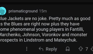 This was in the Blues GDT