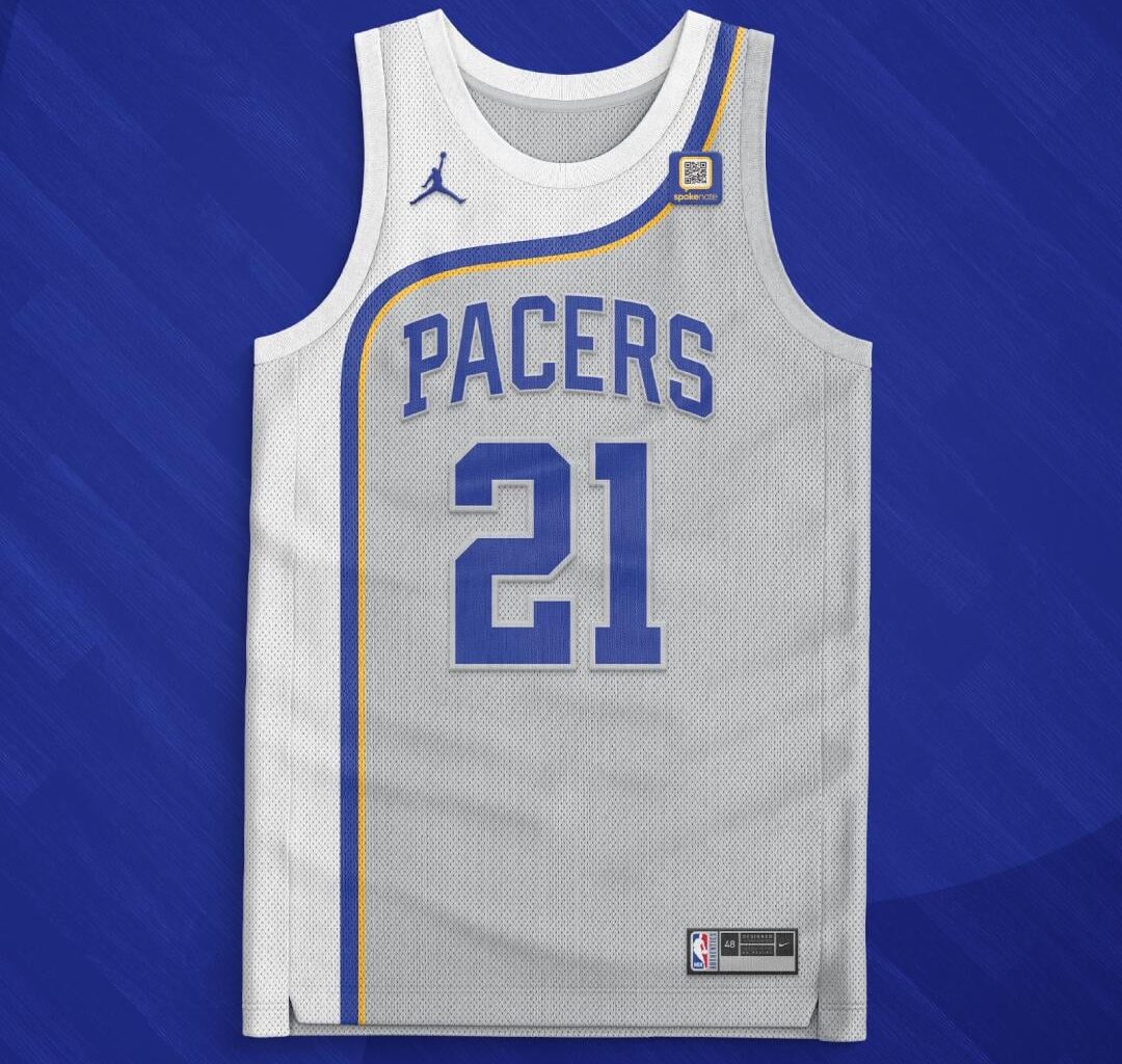 Design a Pacers Jersey after every win. 21-18