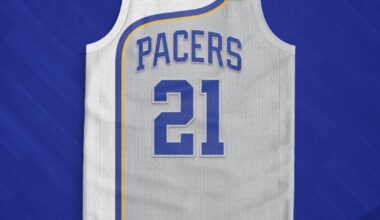 Design a Pacers Jersey after every win. 21-18