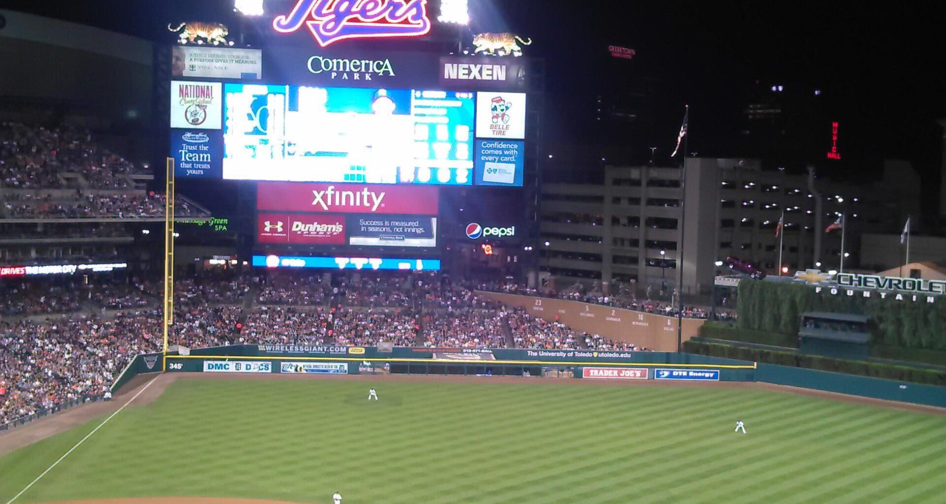 Game I went to in 2013, Tigers against Royals. Final score was 2-1 Royals victory but Tigers having a 71-50 record. 2013 was supposed to be that year