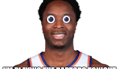 OG, you're playing the Raptors tonight