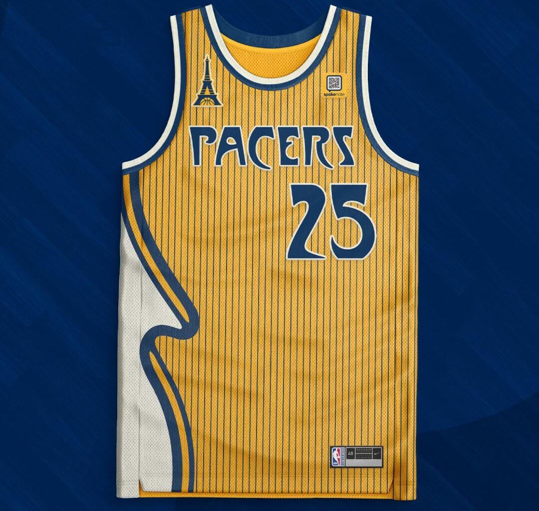 Design a Pacers jersey after every win. 25-20