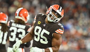 Myles Garrett: I'd rather mess up Ravens' division title hopes than win sack title