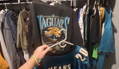 solid thrift day. i’ve been searching for the Natrone Means jersey for years. had it as a kid and beyond thrilled to own one again. bonus sweater