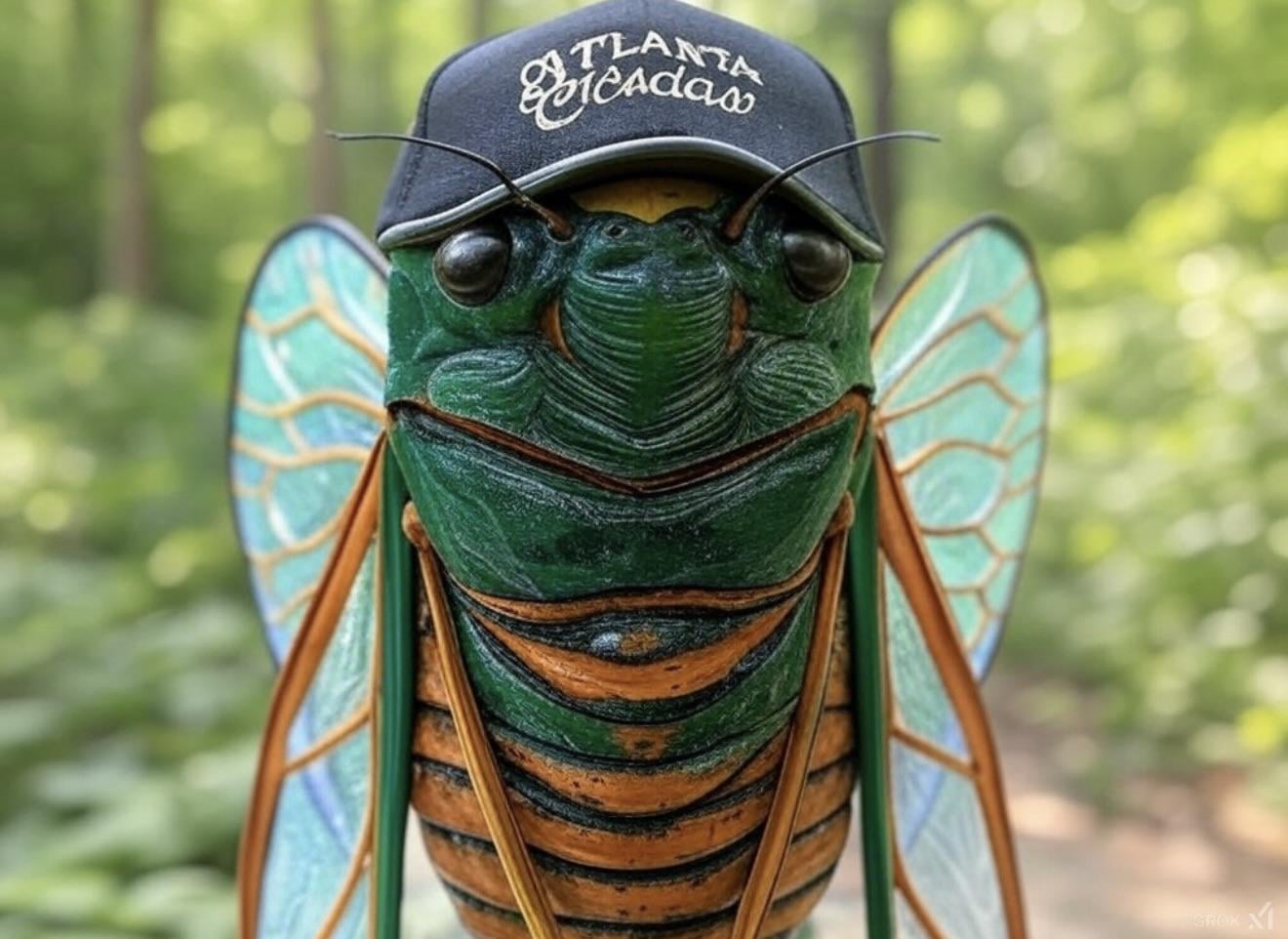 BREAKING: Atlanta reveals new mascot: Coby the Cicada.