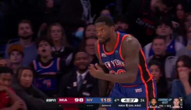 One year ago today, Julius Randle dislocated his right shoulder in a collision with Jaime Jacquez, in what would eventually be his final game as a Knick