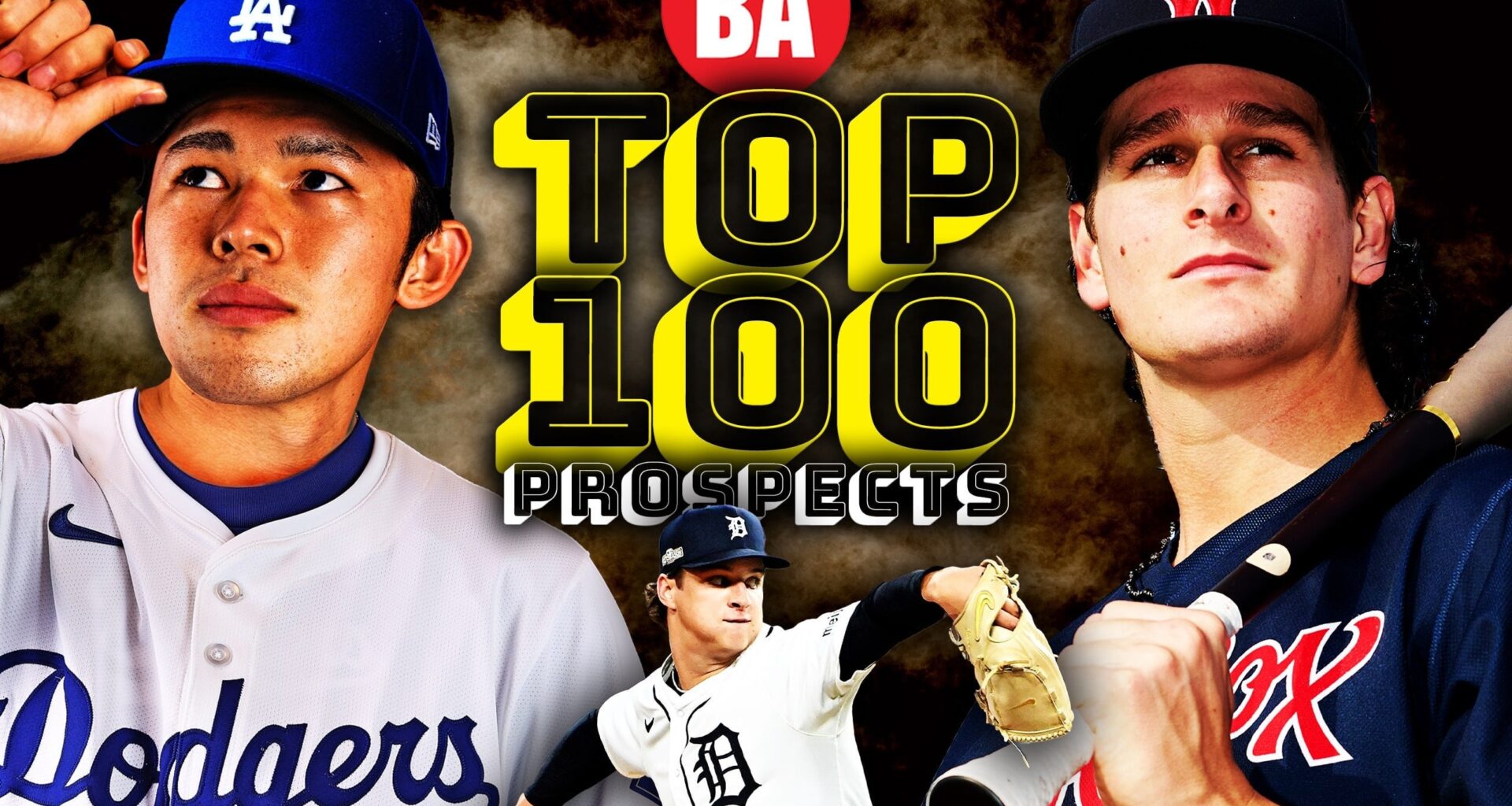 Baseball America’s Top 100 prospects: Roman Anthony (2), Kristian Campbell (4), Marcelo Mayer (15), Franklin Arias (76) are all ranked.