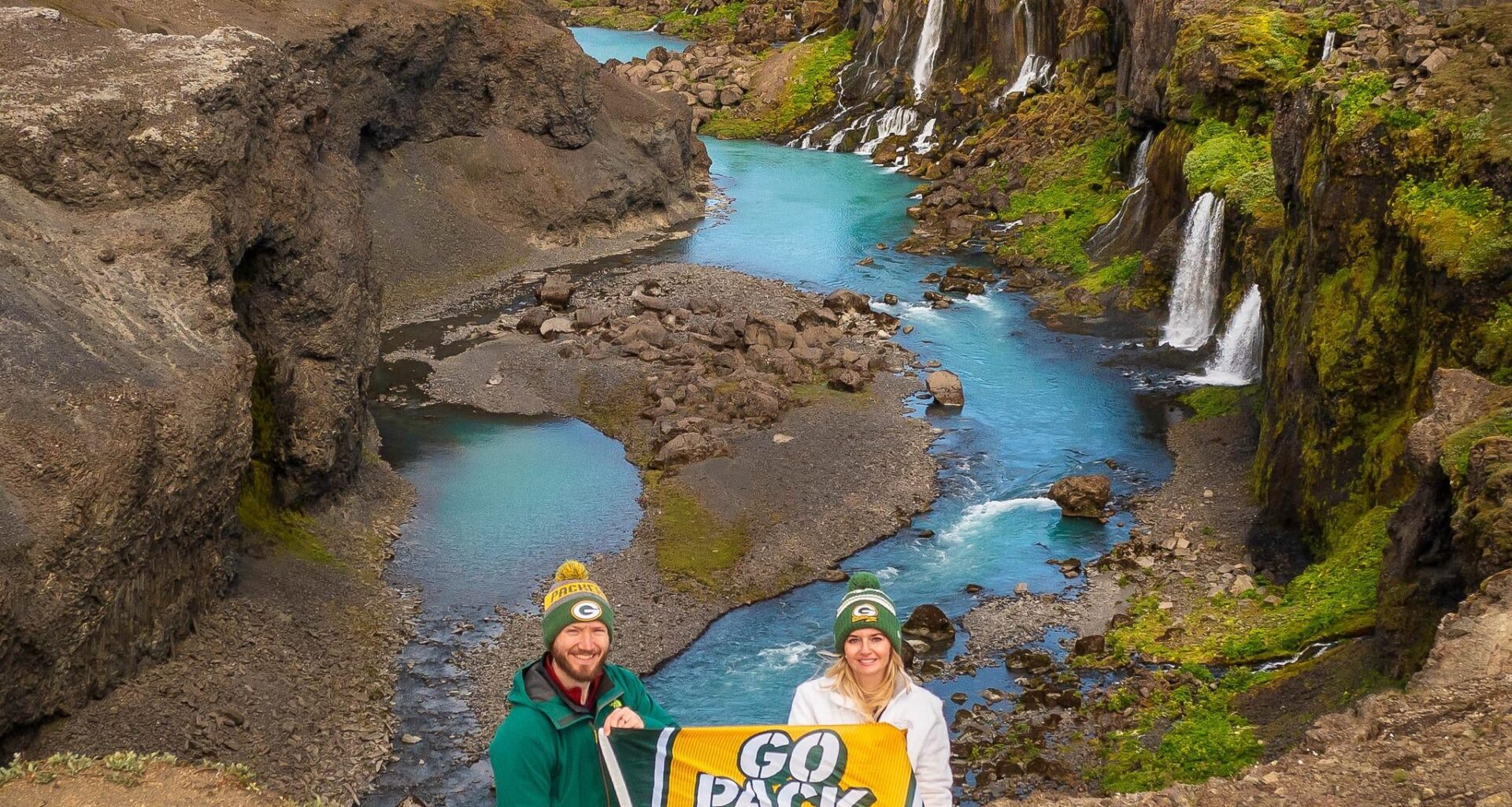 The Green and Gold in Iceland!