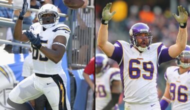 Antonio Gates, Jared Allen lead smallest Hall of Fame class since ’05; Eli Manning misses cut