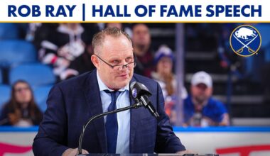 A Buffalo Sabre Through And Through | Rob Ray Inducted To Sabres Hall of Fame