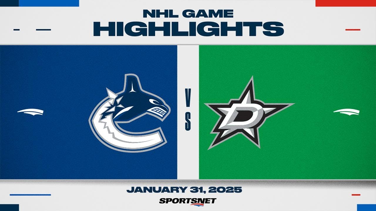 NHL Highlights | Canucks vs. Stars - January 31, 2025