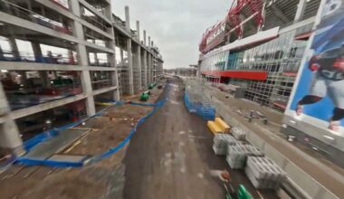 New Nissan Stadium Drone Footage