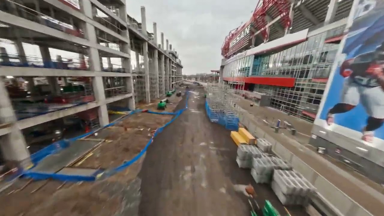 New Nissan Stadium Drone Footage