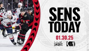 Sens Today: Senators Set to Host Capitals