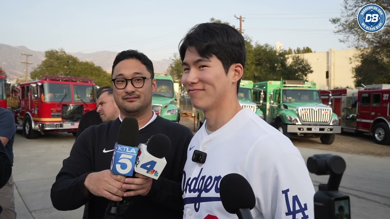 2025 Dodgers Love L.A. Community Tour: Hyeseong Kim, Michael Conforto & Tanner Scott interviews