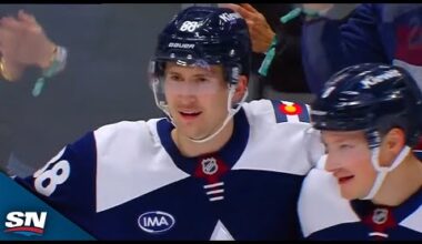 Martin Necas Walks In and Wires Home First Goal With Avalanche