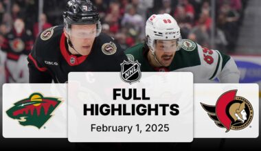 NHL Highlights | Wild vs. Senators - February 01, 2025