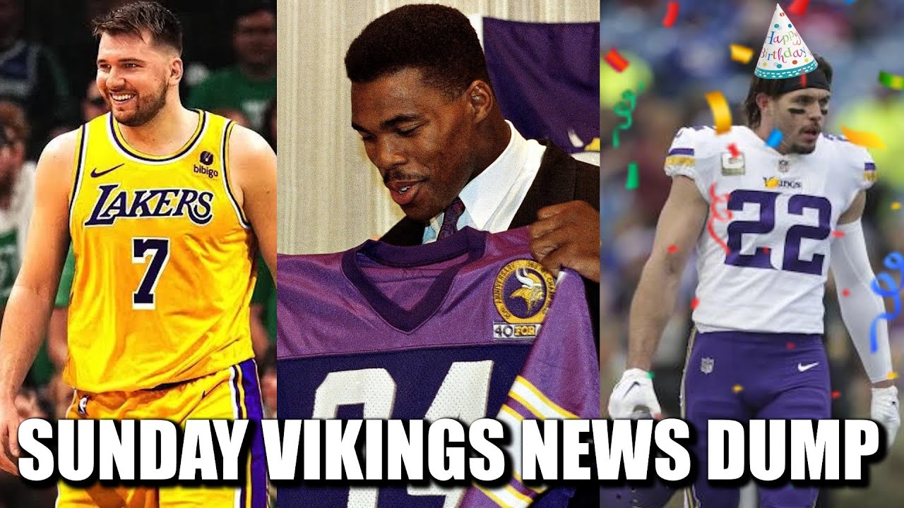 Minnesota Vikings News Dump (2.2.2025) | Luka Trade Worse Than Herschel Walker, Harrison B-Day!