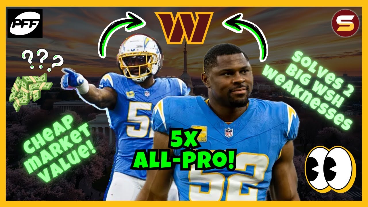 🚨WSH Linked to ELITE EDGE RUSHER in Free Agency! WHY This Is A PERFECT Match! Cost & Market Value!🤔